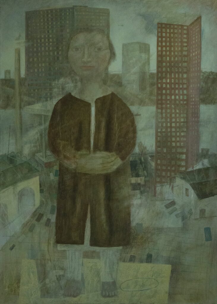 “Mann im braunem Kittel” by Alexey von Schlippe