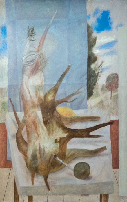 “Abstraktes Stilleben mit Pilz” (1988) by Alexey von Schlippe