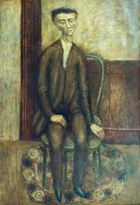 “Mann in braunem Anzug” by Alexey von Schlippe